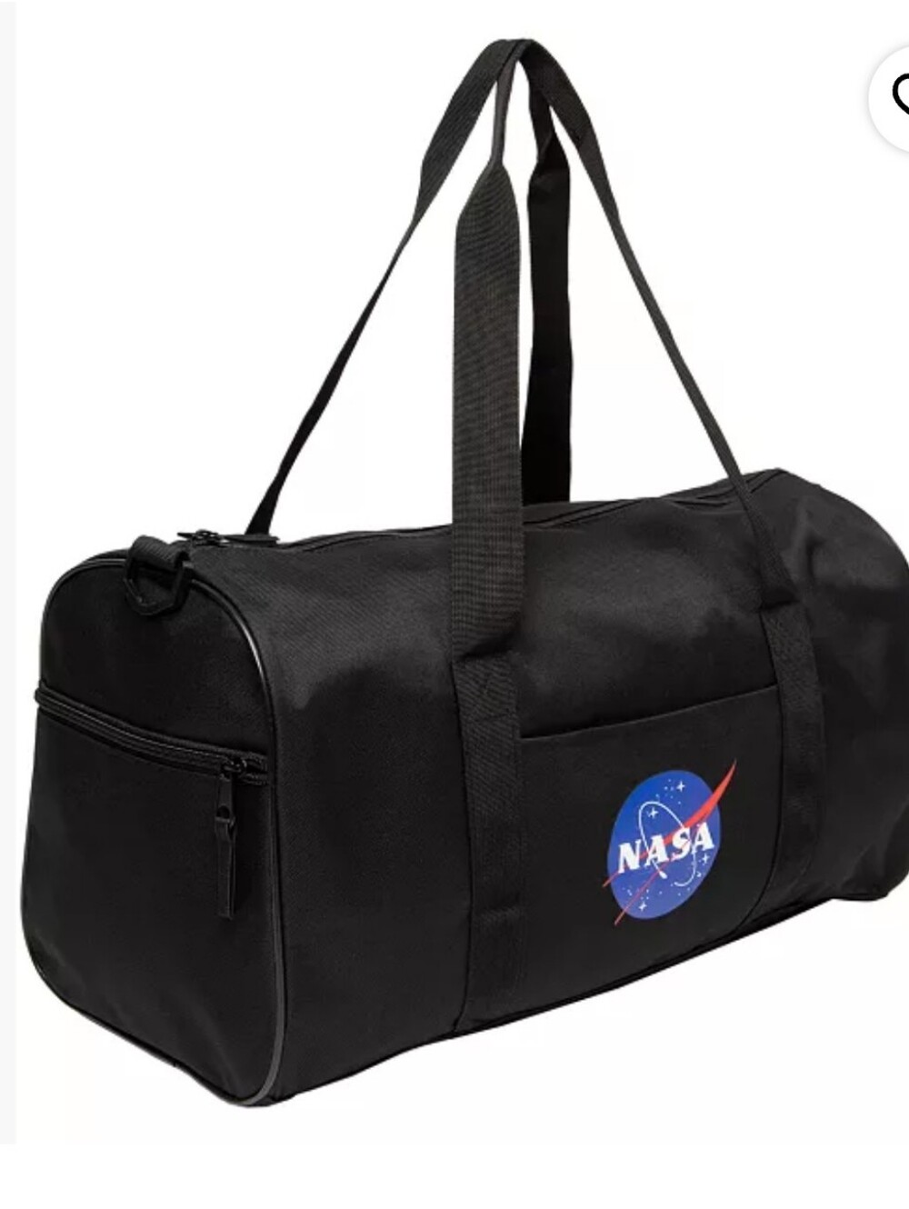 NASA Big black Duffle Bag – Men's Travel & Gym Bag